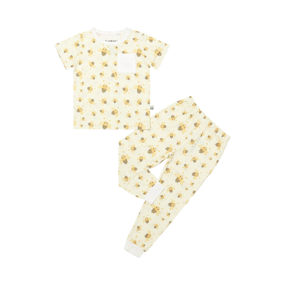 Short Sleeves Pajama Set, Bumblebee