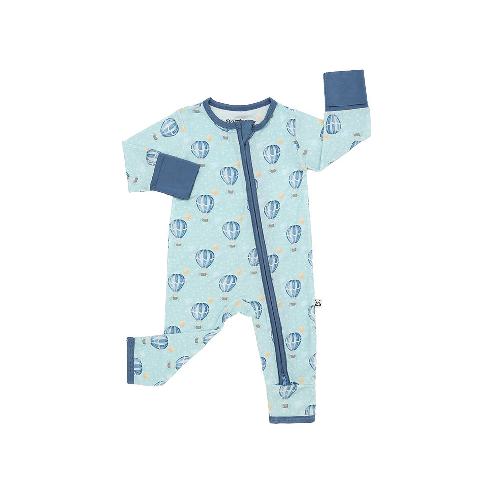 Zippered Romper, Hot Air Balloon
