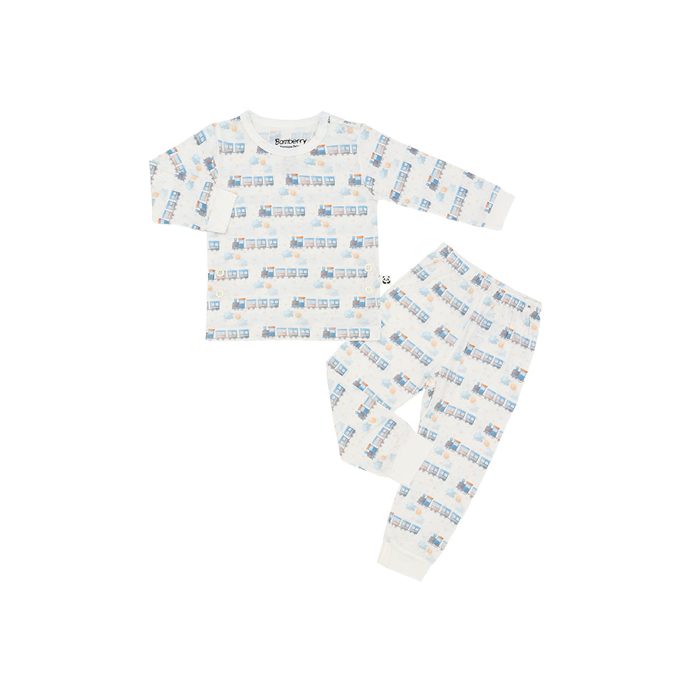 Long Sleeves Pajama Set, Train