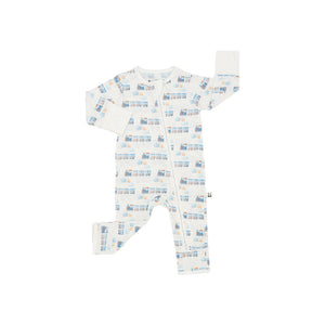 Zippered Romper, Train