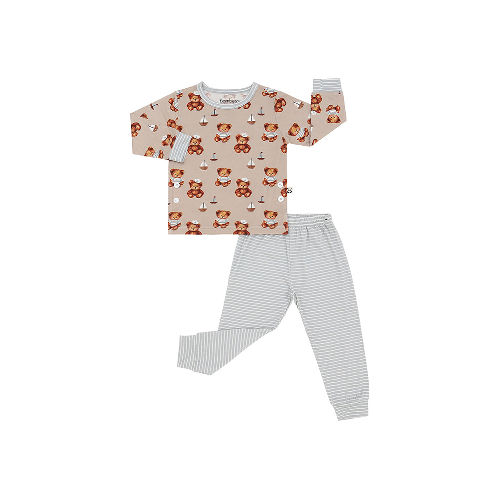Long Sleeves Pajama Set, Sailor Bear