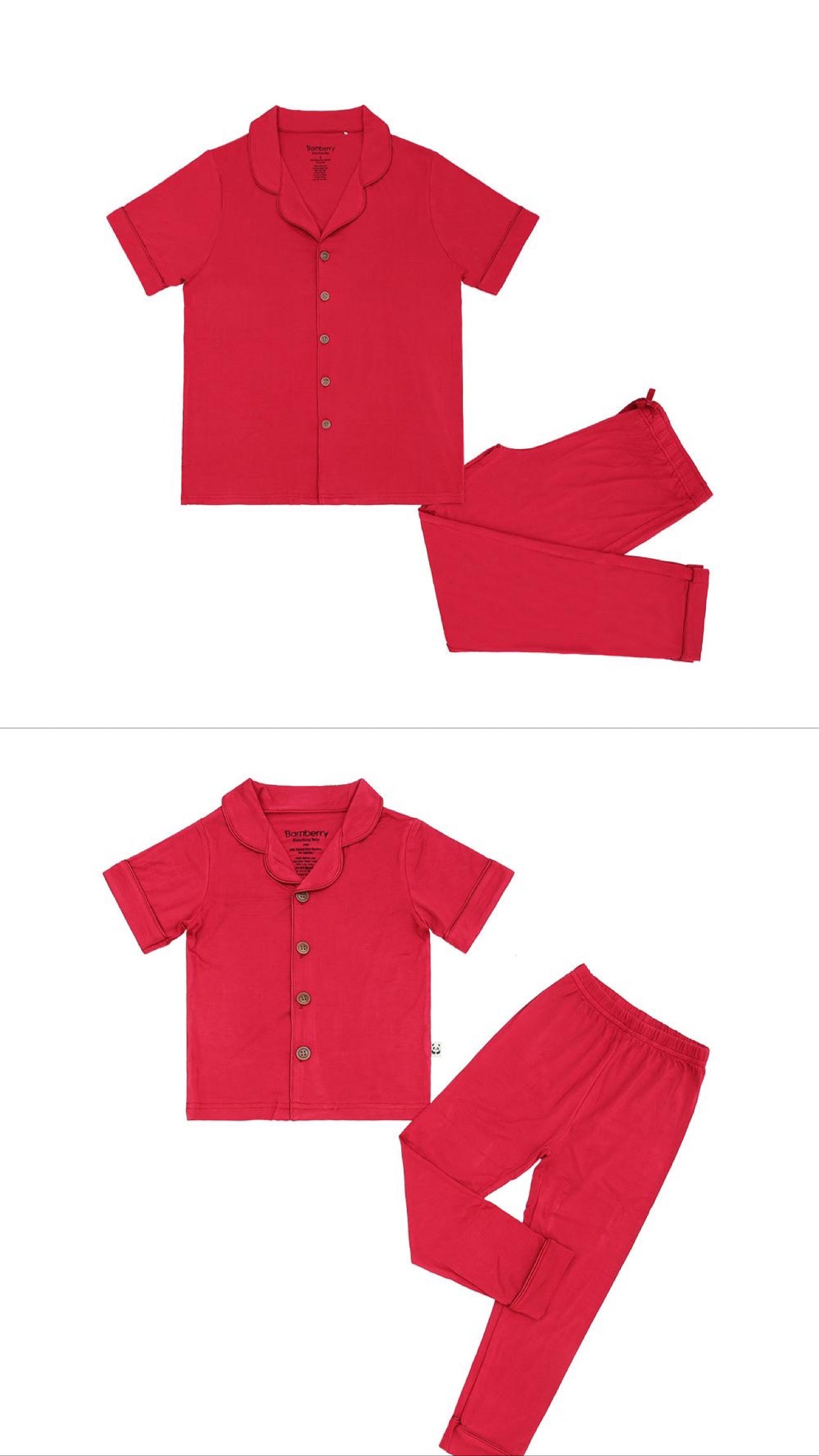 Mom and Me - Berry Red (Toddler Set)/ Adult Pants Set