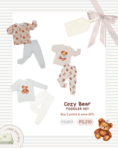 Toddler Set Gift Box- Cozy Bear Collection (3 pcs)