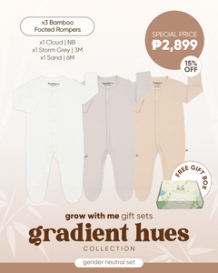 Grow With Me Box Gift Set: Gradient Hues Collection (Gender Neutral Set)