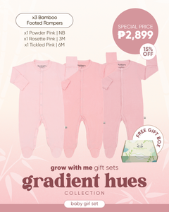 Grow With Me Box Gift Set: Gradient Hues Collection (Girl Set)