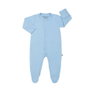 Footed Romper, Dutch Blue