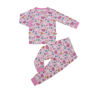 Long Sleeves Pajama Set, Summer Bugs