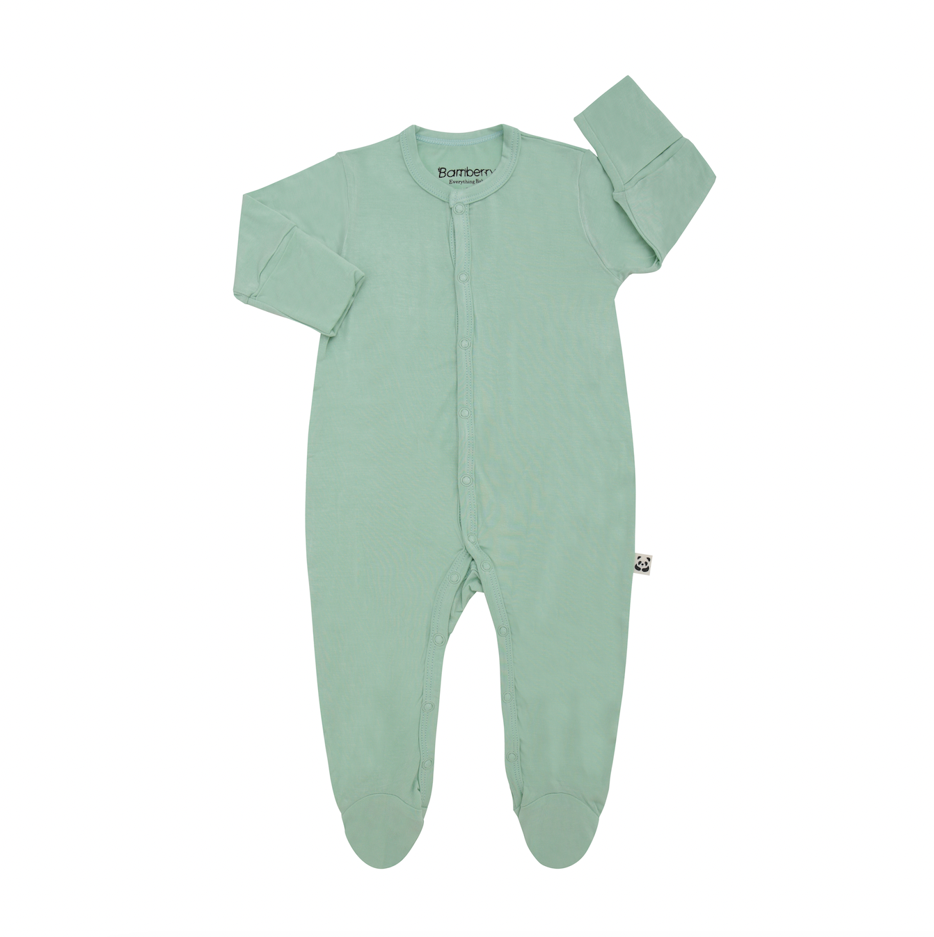Footed Romper, Paradise Green