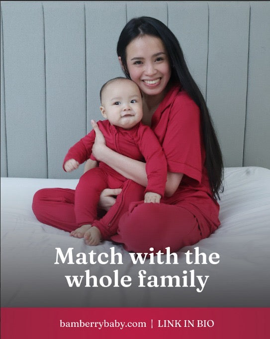 Mom and Me - Berry Red (Infant set)