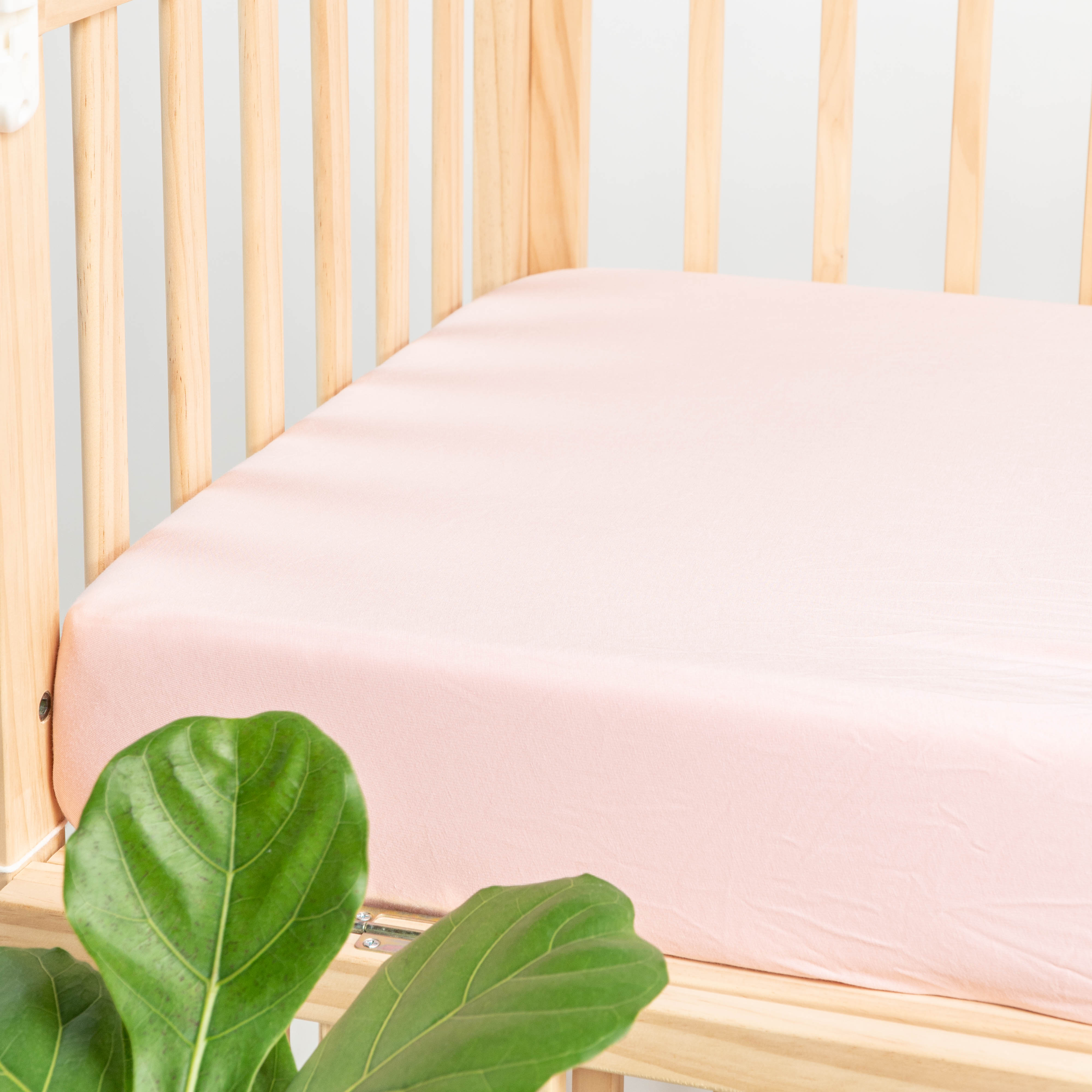 Bamboo Crib Sheet, English Rose