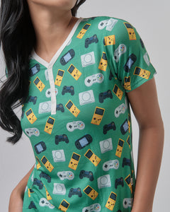 Mommy Pajama Set, Gamer