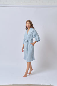 Mommy Robe, Cerulean Blue