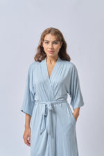 Load image into Gallery viewer, Mommy Robe, Cerulean Blue
