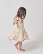 Load image into Gallery viewer, Flutter Dress Kids, Sky Bear
