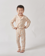 Load image into Gallery viewer, Long Sleeves Button Down PJ Set, Sky Bear
