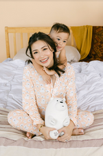 Load image into Gallery viewer, Adult L/S Button Down PJ Set, Sky Bear
