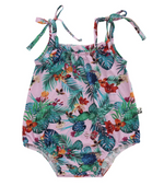 Load image into Gallery viewer, Bubble Romper, Tropical Pink
