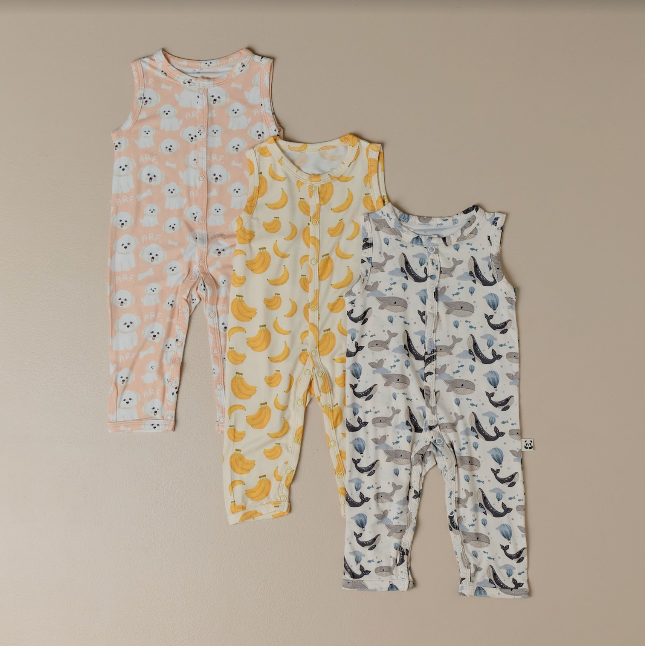 Set of 3 Button down Overalls (Kryz Uy x Bamberry Baby Collection)
