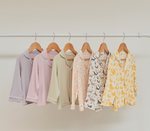 Set of 3 Long Sleeves Button Down Pajama Set (Kryz Uy x Bamberry Baby Collection)