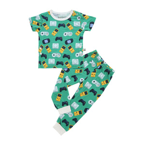 Short Sleeves Pajama Set, Gamer